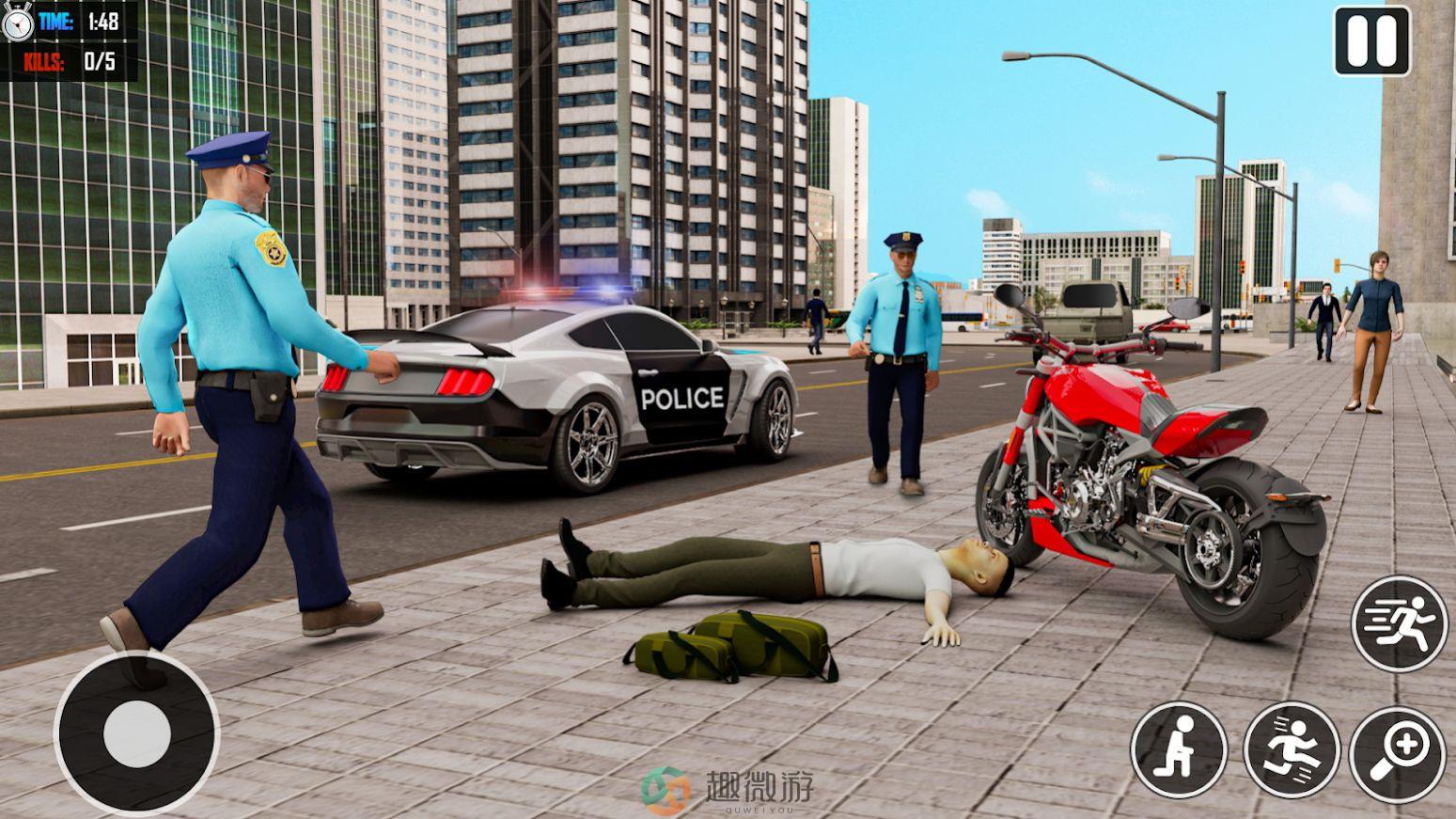 警车特技司机游戏安卓版（Police Car Stunt Simulation 3D）图片1