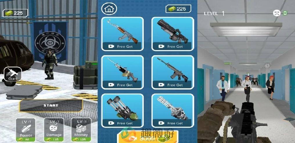 僵尸地狱射手游戏安卓版（Zombie Hell Shooter）图片2