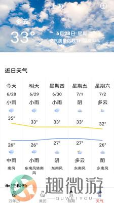 精准白云天气app安卓版图片1