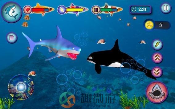 海洋鲨鱼模拟器游戏安卓版图片1