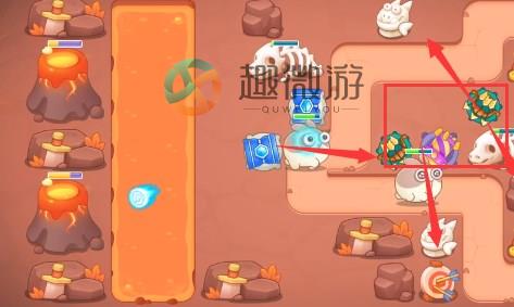 保卫萝卜4饿龙传说第56关攻略 饿龙传说第56关视频分享[多图]图片3