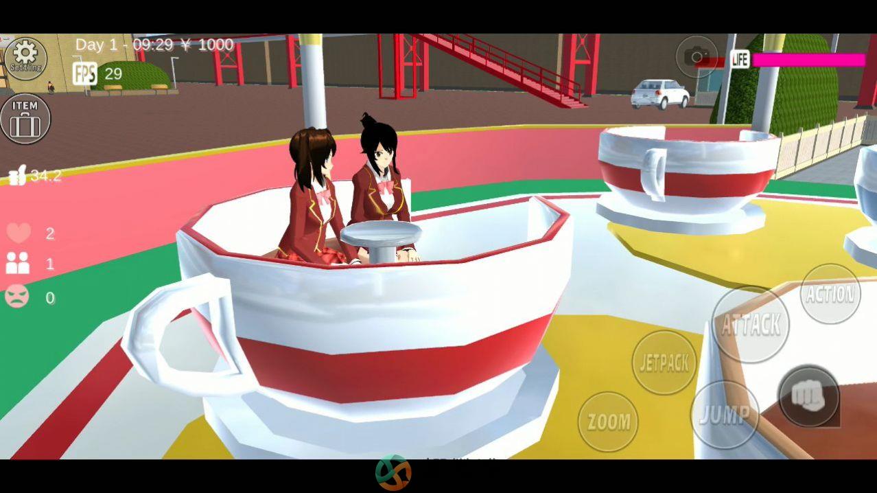 樱花模拟器校园英文版最新版2023无广告图片2