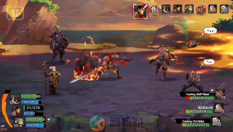战神夜袭ios苹果版官方正式版(Battle Chasers Nightwar)图片2