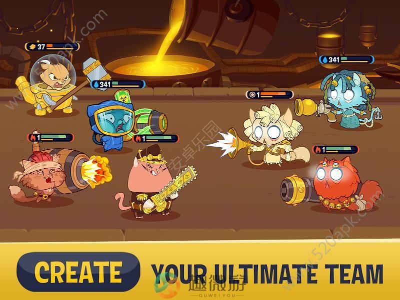 蒸汽猫闲置RPG免费中文汉化最新版（Steam Cats Idle RPG）图片1