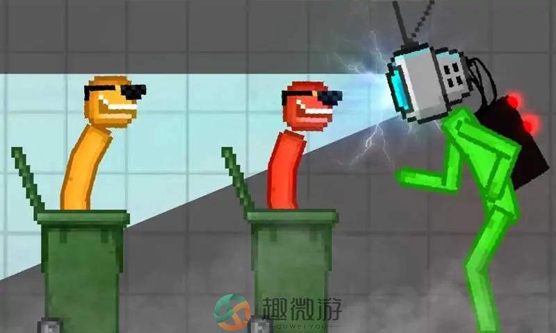 沙盒物理竞技场游戏最新版（Stickman Playground）图片2